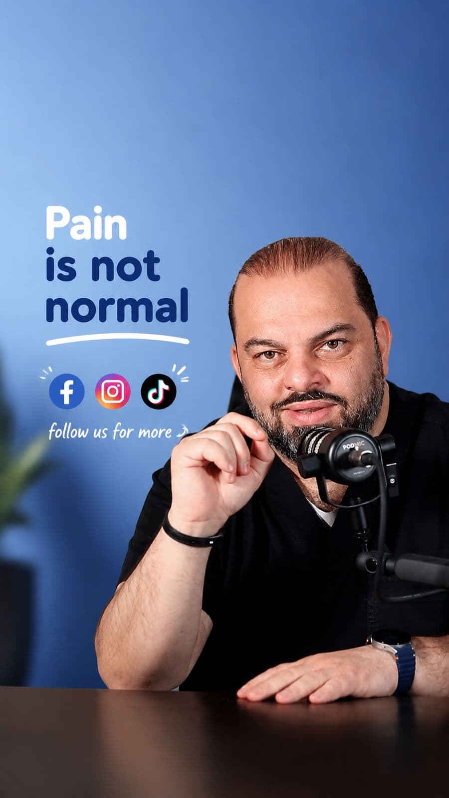 Dr. Mazen Alwani, Pain is not normal